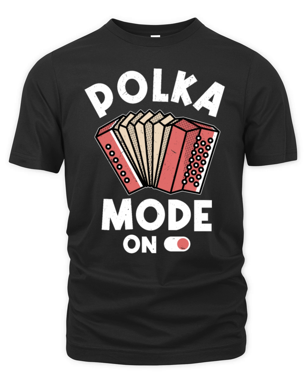 Funny Polka Dance Design for a Polka Muscian Organic Unisex T-shirt