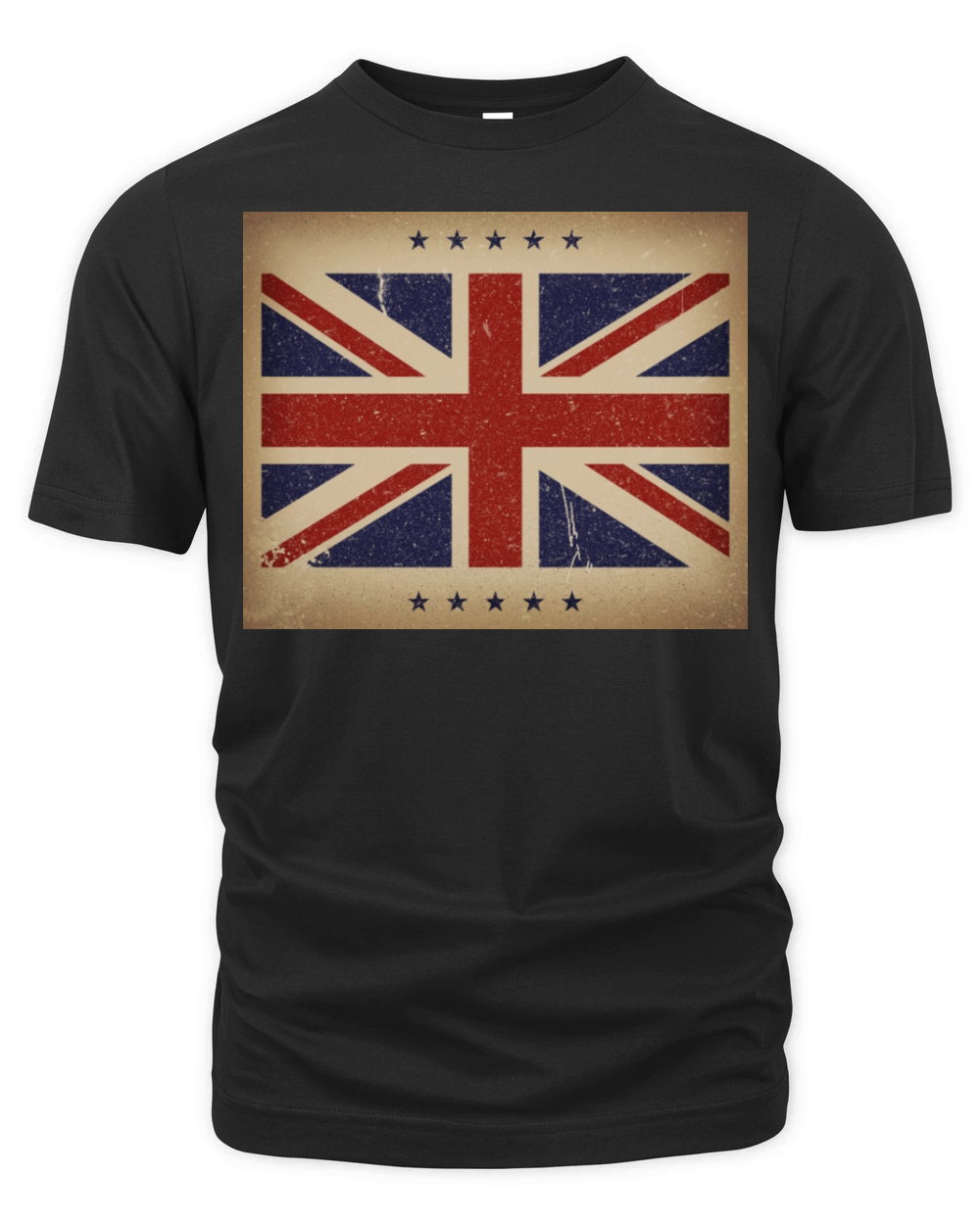 Vintage Union Jack Organic Unisex T-shirt