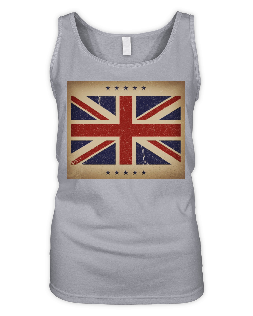 Vintage Union Jack Organic Women's Tank Top