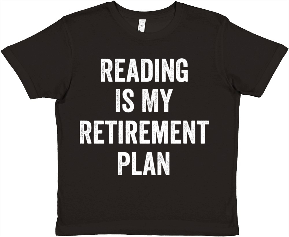 Reading Is My Retirement Plan Vintage Premium Kids Crewneck T-shirt