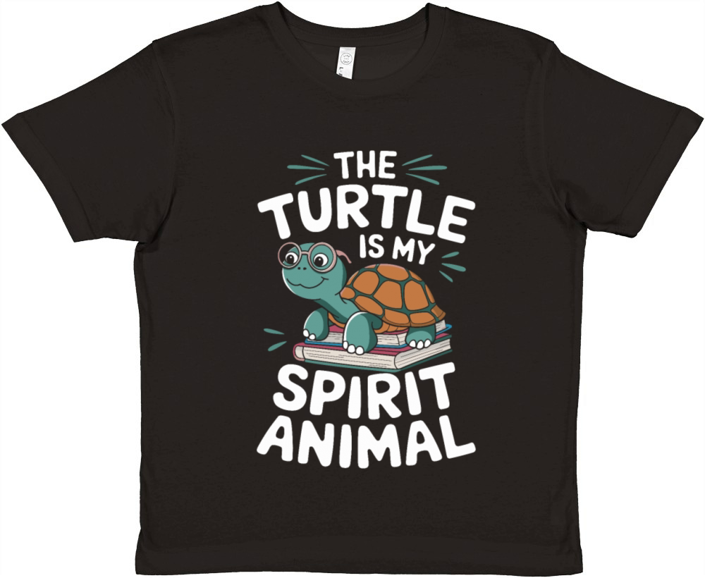 The Turtle Is My Spirit Animal Premium Kids Crewneck T-shirt