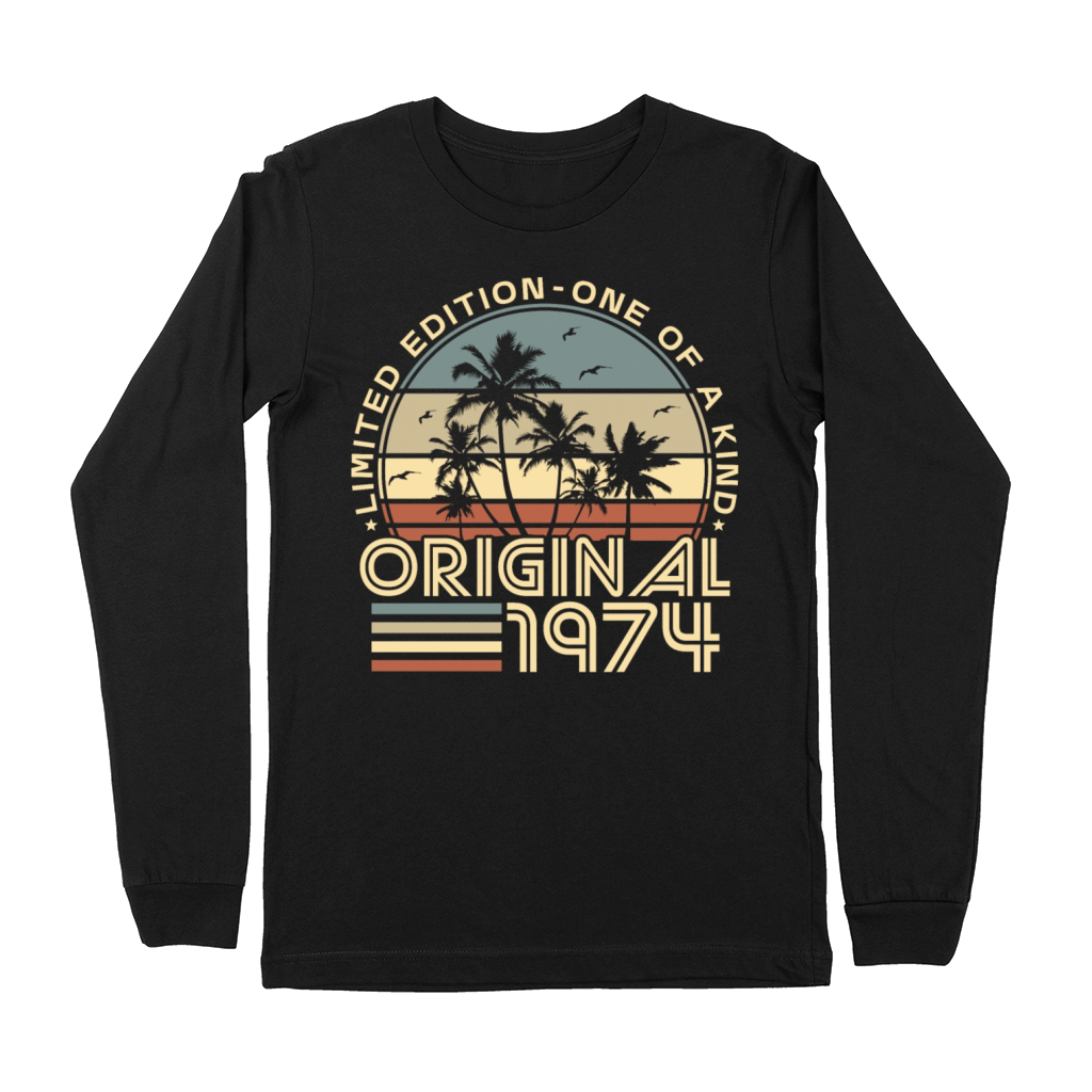 Vintage 1974 Retro 50th birthday Premium Long Sleeve