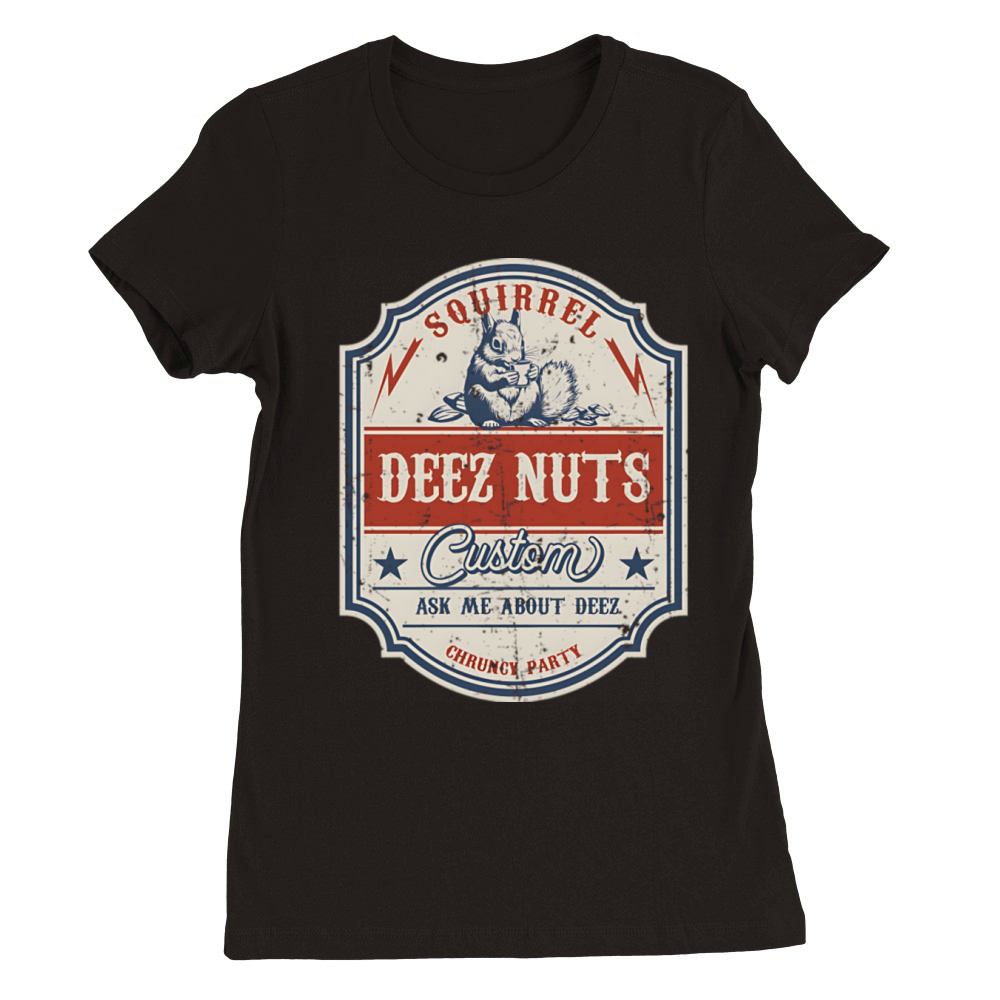 Deez Nuts Vintage Premium Womens Crewneck T-shirt
