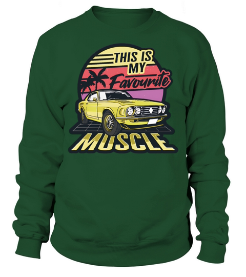 Classic american muscle cars vintage Design Sweatshirt Unisex