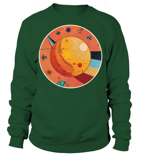 Sun - Planet Vintage Sweatshirt Unisex