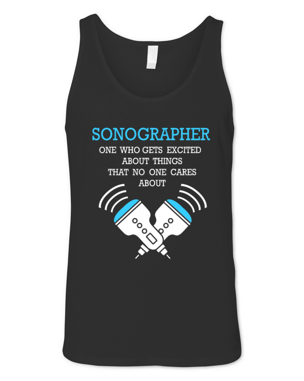 Vascular Technologist Ultrasound Funny Sonographer Unisex Jersey Tank