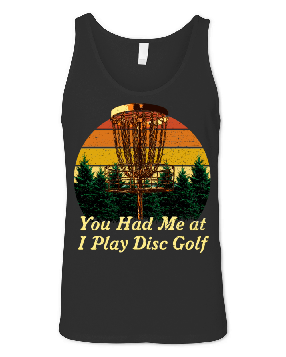 You Had Me at I Play Disc Golf Couples Golfer Love Unisex Jersey Tank