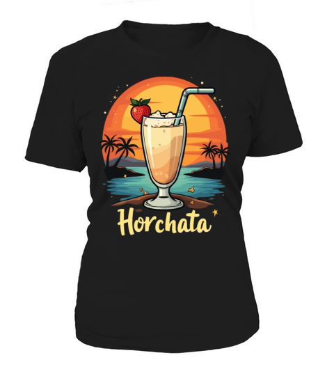 Vintage Retro Style Horchata Mexican Drink Summer Women's T-Shirt
