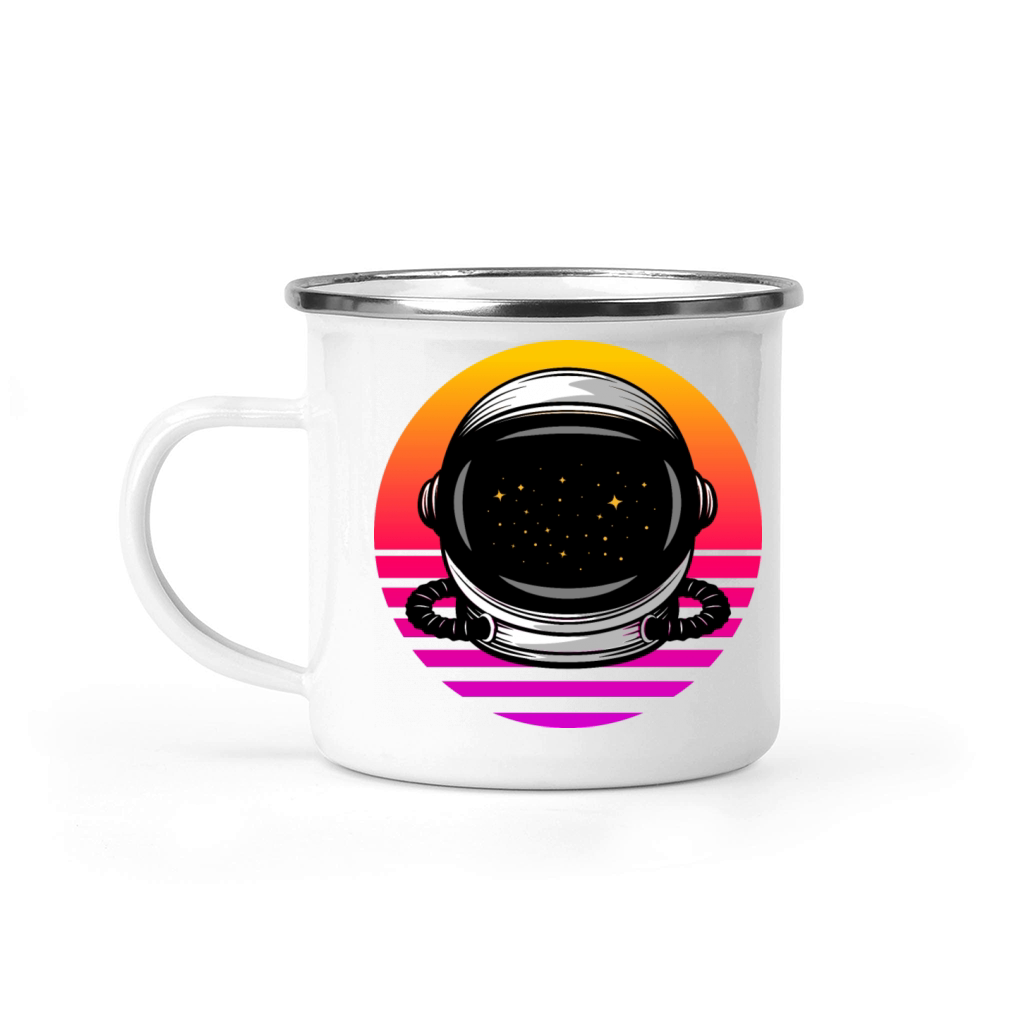 Astronaut Stargazers Space Lover Retro Vintage Camping Mug