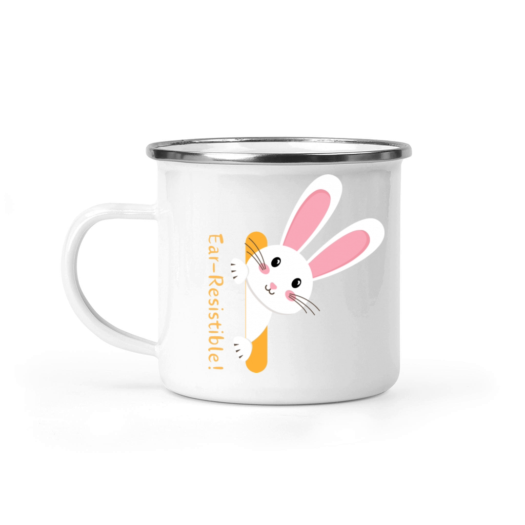 Bunny with Big Ears Camping Mug