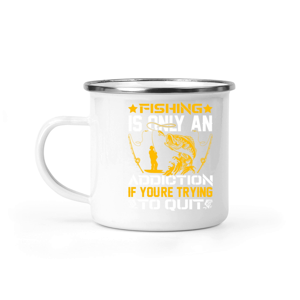 Fishing Addiction Humor Perfect for Anglers Camping Mug