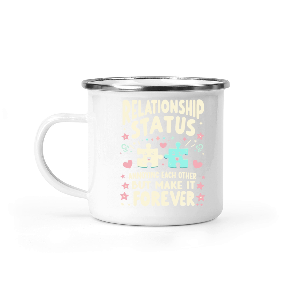 Funny Couples Annoyingly In Love Camping Mug
