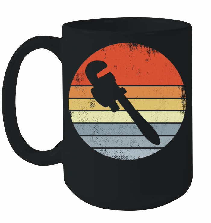 Pipe Wrench Vintage Look Ceramic Mug