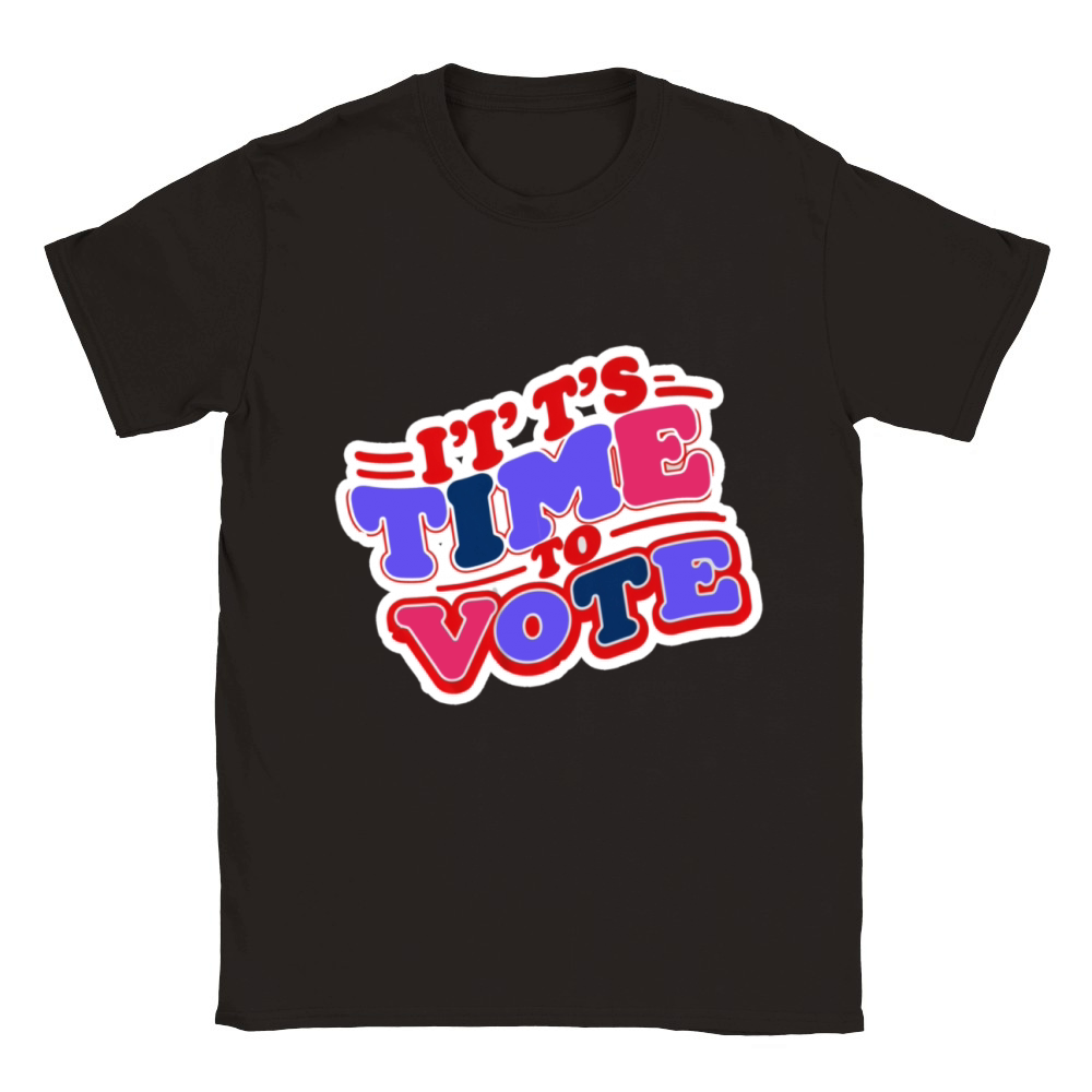 It s Time to Vote Classic Kids Crewneck T-shirt