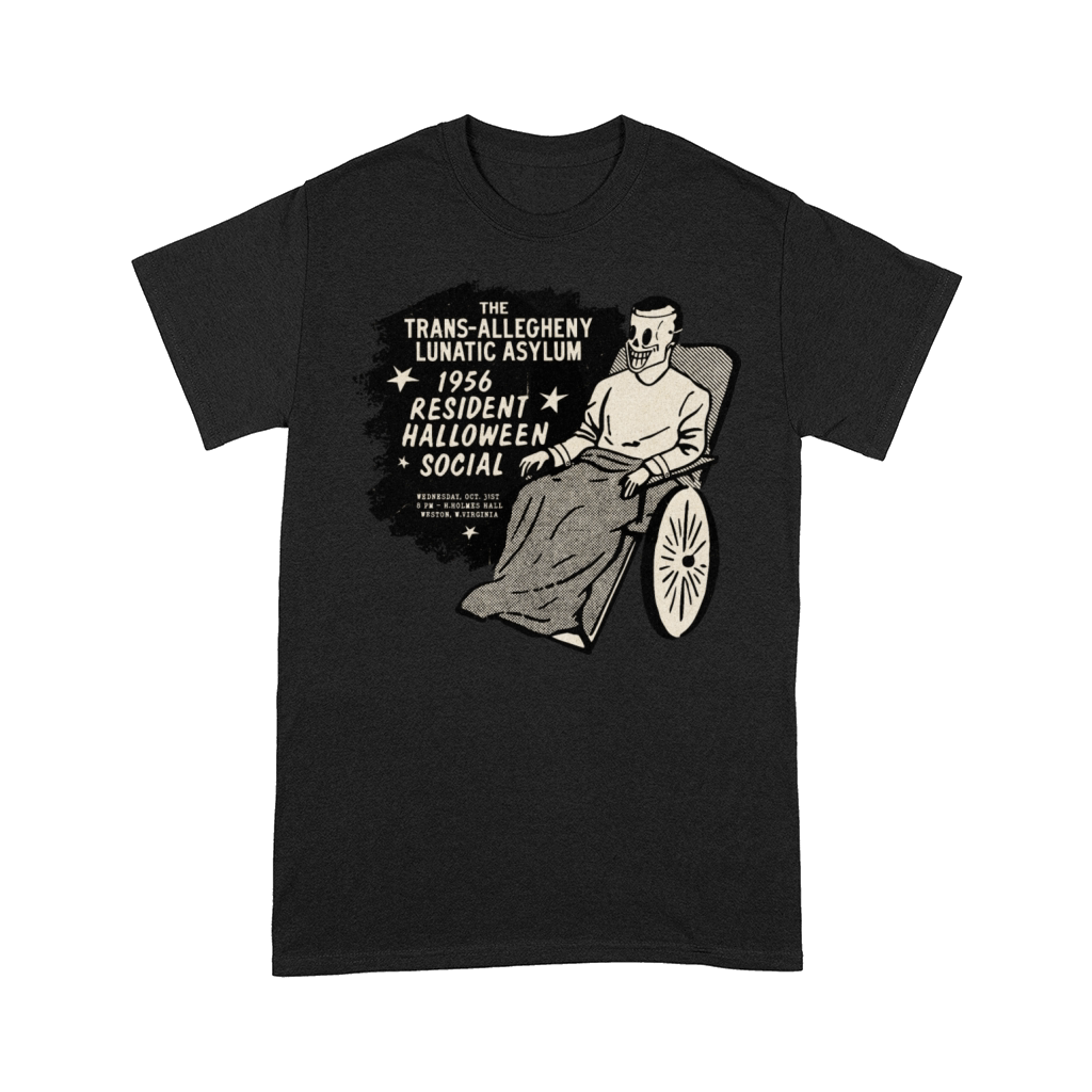 Vintage Insane Asylum Halloween Social Comfort T-shirt