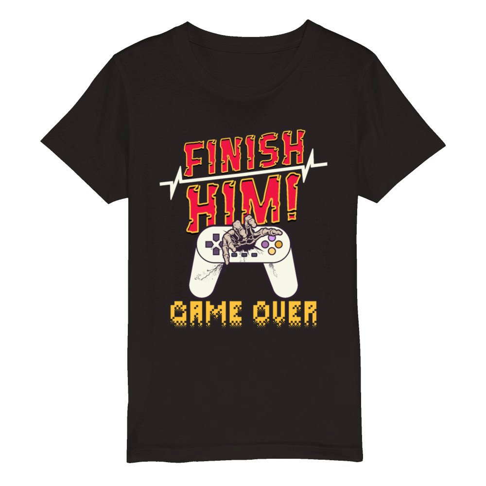 Game Over - For the Ultimate Gamer Experience Organic Kids Crewneck T-shirt