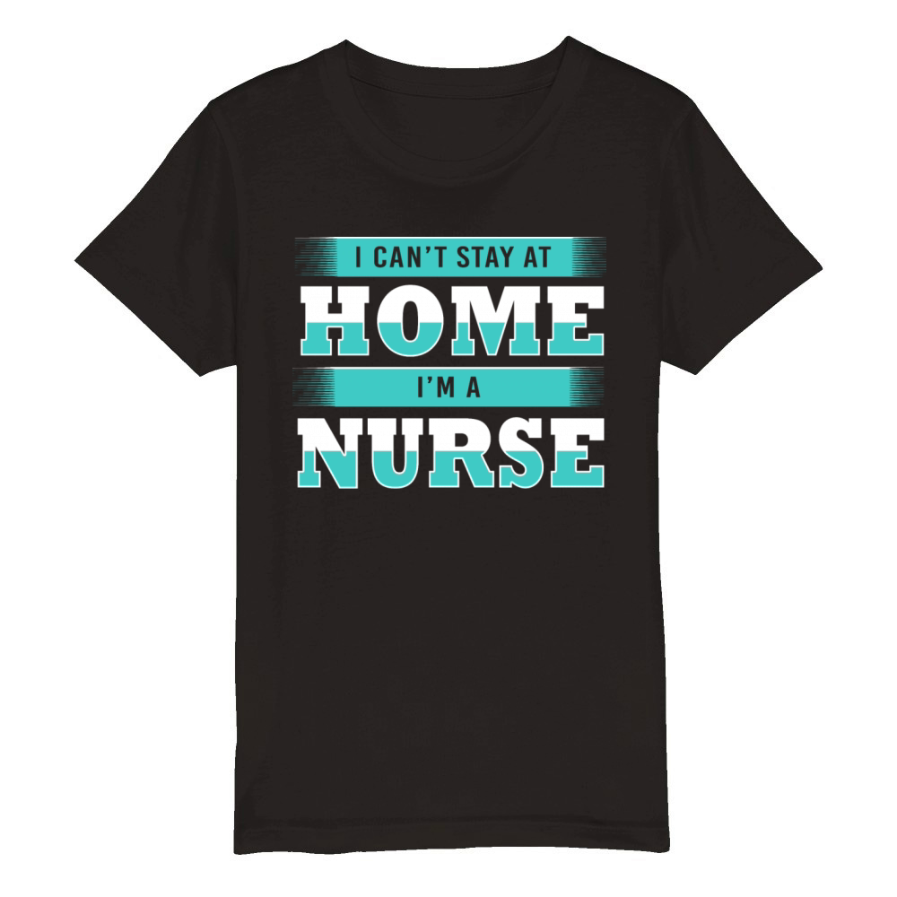 Healthcare Medical Worker Funny Registered Nurse Organic Kids Crewneck T-shirt