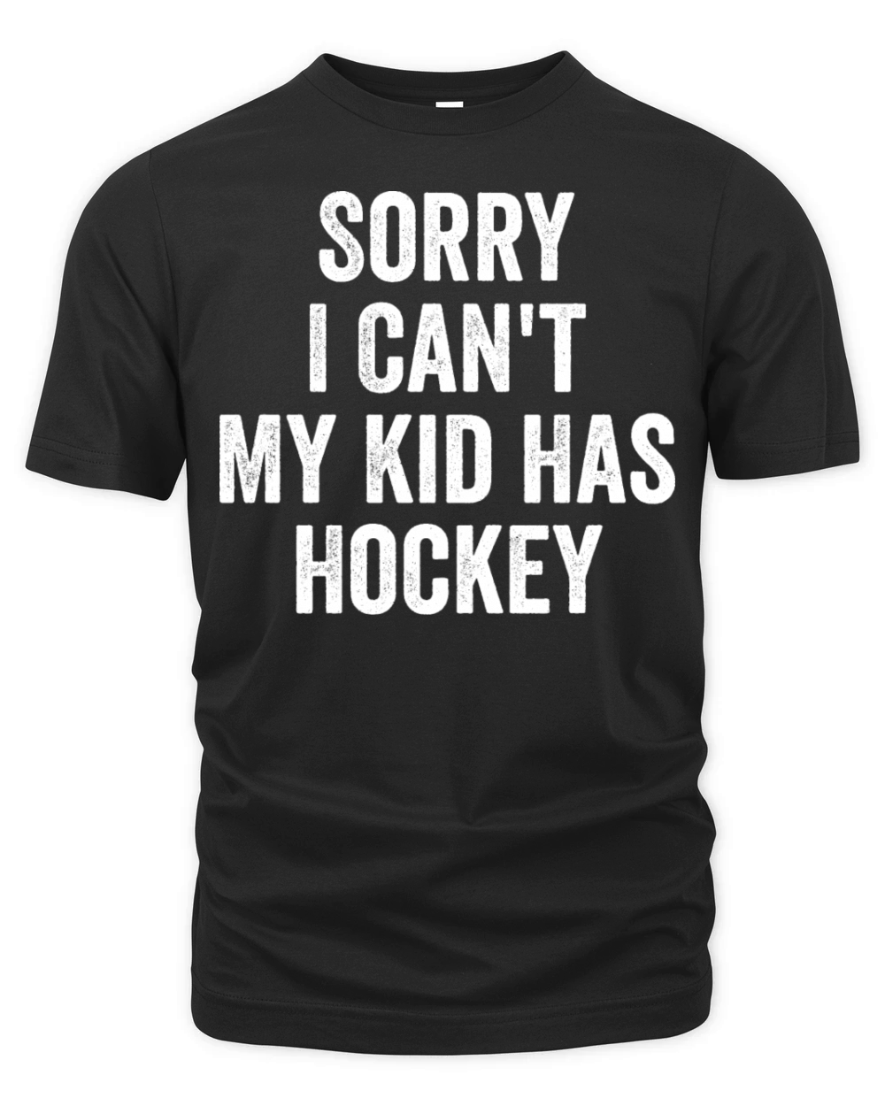 Hockey Parent Hockey Mom Dad Funny Organic Unisex T-shirt