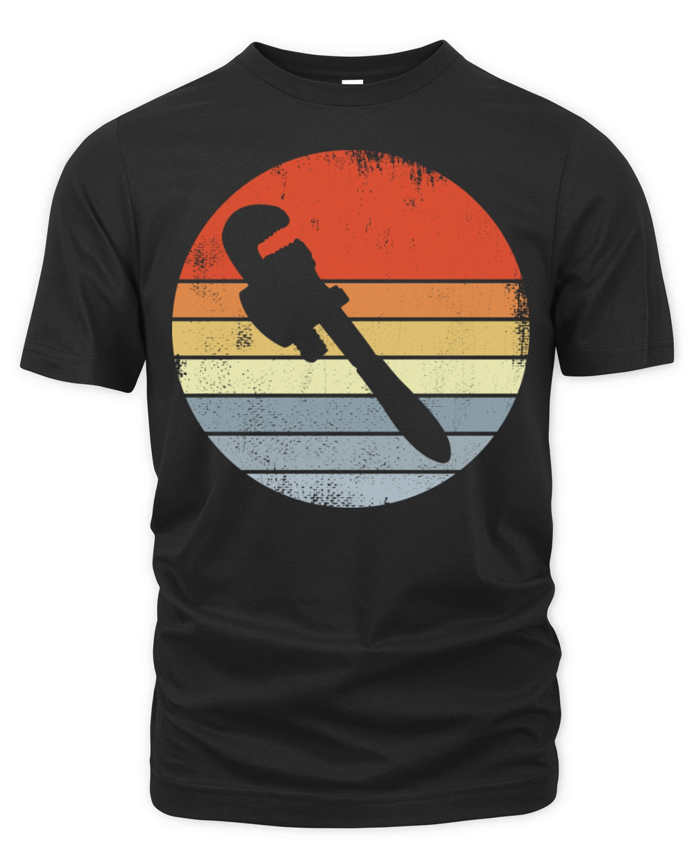 Pipe Wrench Vintage Look Organic Unisex T-shirt