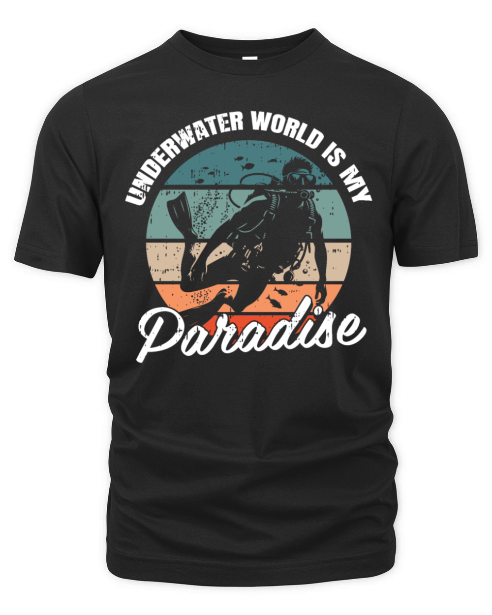 Underwater World Is My Paradise Organic Unisex T-shirt