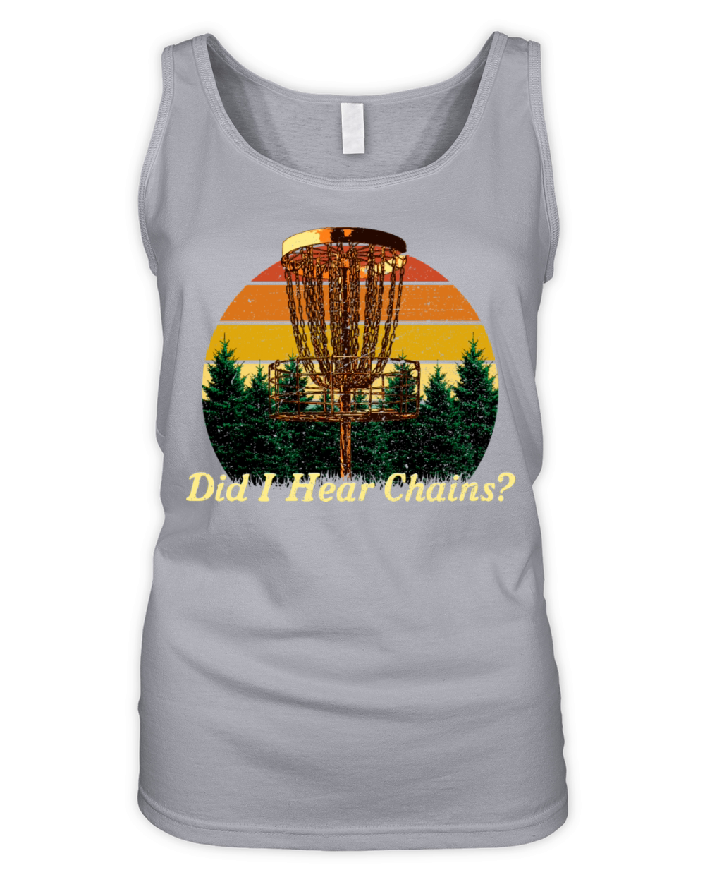 I Hear Chains Disc Golf Sayings Golfer Quotes Spor Organic Women's Tank Top