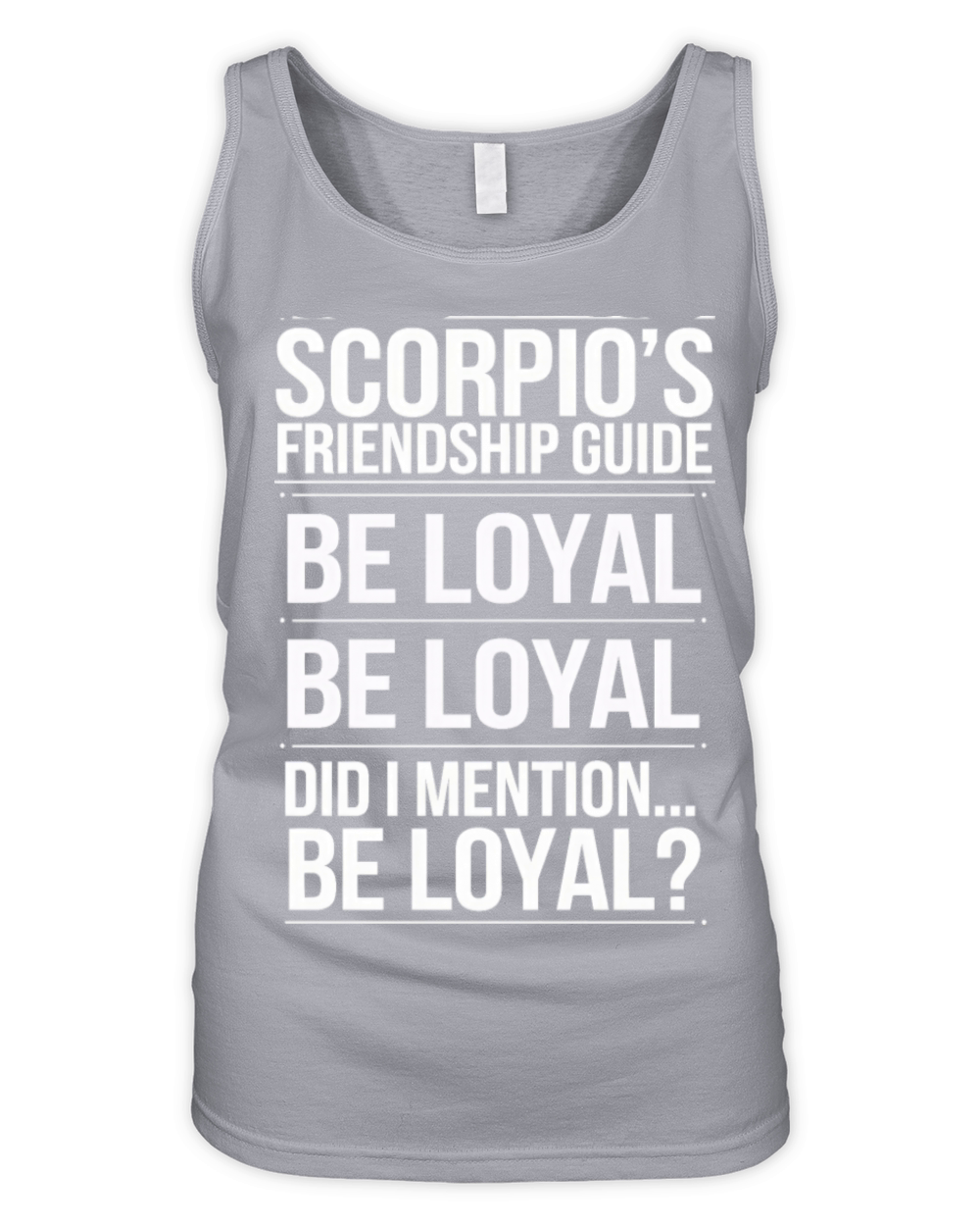 Scorpios Friendship Guide Funny Quote Organic Women's Tank Top