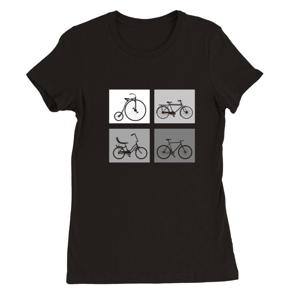 Vintage Years Birthday cycling-Bike Bicycle Premium Womens Crewneck T-shirt