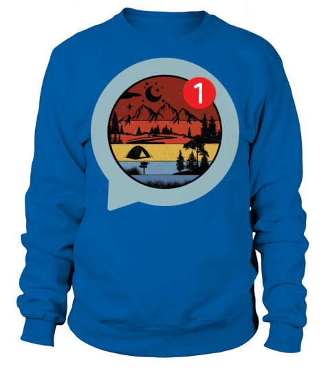 Natural notification system - Vintage Mountain Sweatshirt Unisex