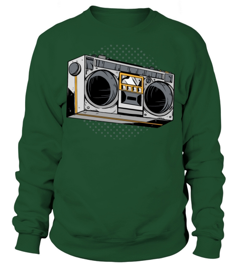 Retro Vintage 80s radio design Sweatshirt Unisex