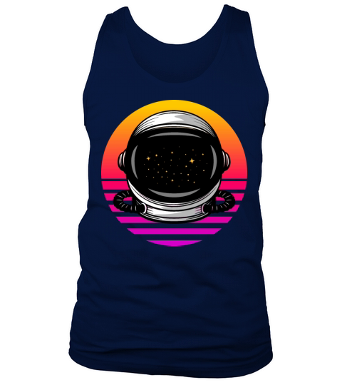 Astronaut Stargazers Space Lover Retro Vintage Tank Top Unisex