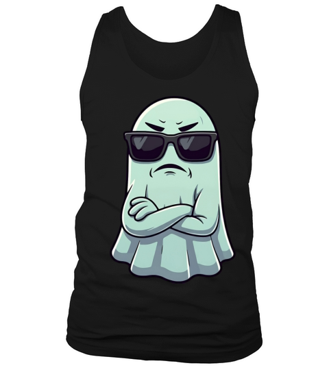 Cool Serious Ghost Tank Top Unisex