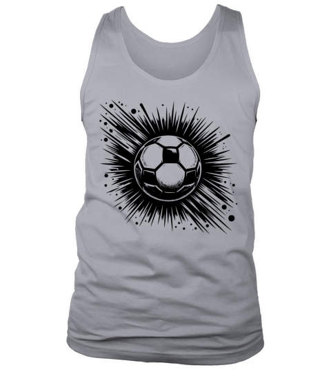 Flying Football Shot Tattoo Logo Style Tank Top Unisex