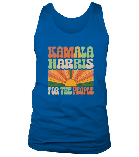 Retro Groovy Kamala Harris T Shirt Tank Top Unisex
