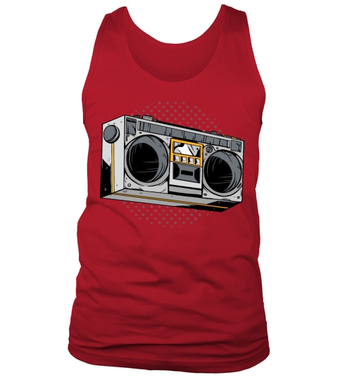Retro Vintage 80s radio design Tank Top Unisex