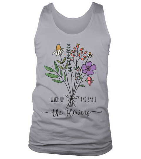 Retro Vintage Wildflowers Motivational Quote Tank Top Unisex