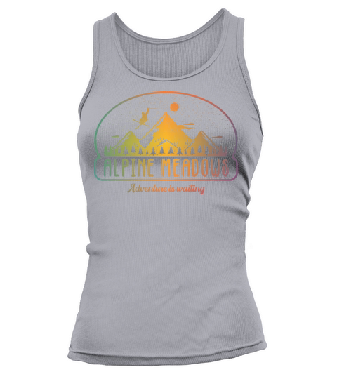 Retro Alpine Meadows Ski Tank top Woman