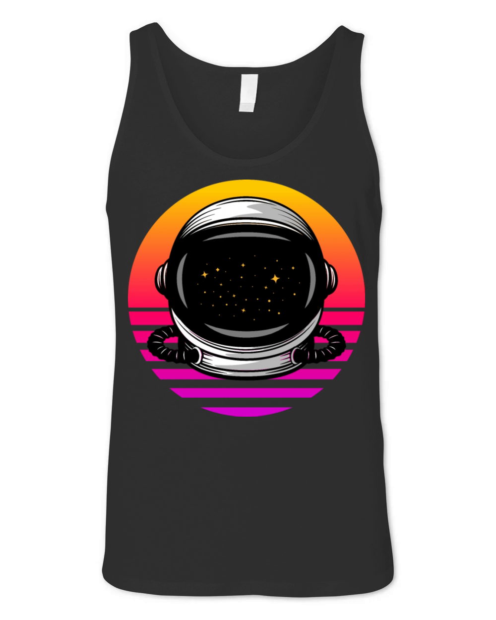Astronaut Stargazers Space Lover Retro Vintage Unisex Jersey Tank