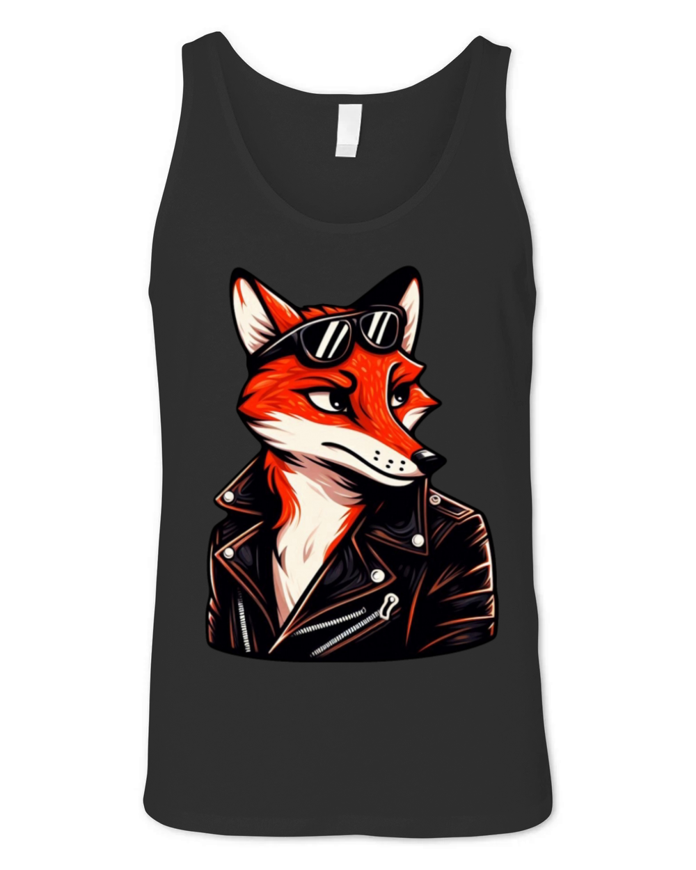Cool Fox - Vintage Animal Unisex Jersey Tank