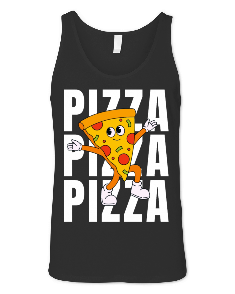 Funny Pizza Slice Love Lovers Food Humor Lover Unisex Jersey Tank