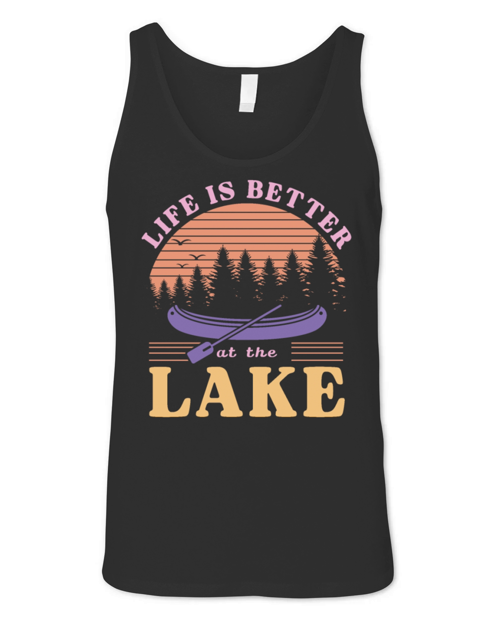 Life Is Better At The Lake Unisex Jersey Tank