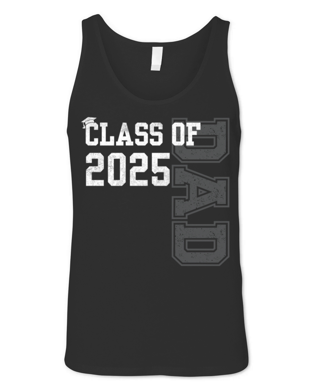 Senior Dad 2025 Proud Dad Of Class Of 2025 Senior Unisex Jersey Tank