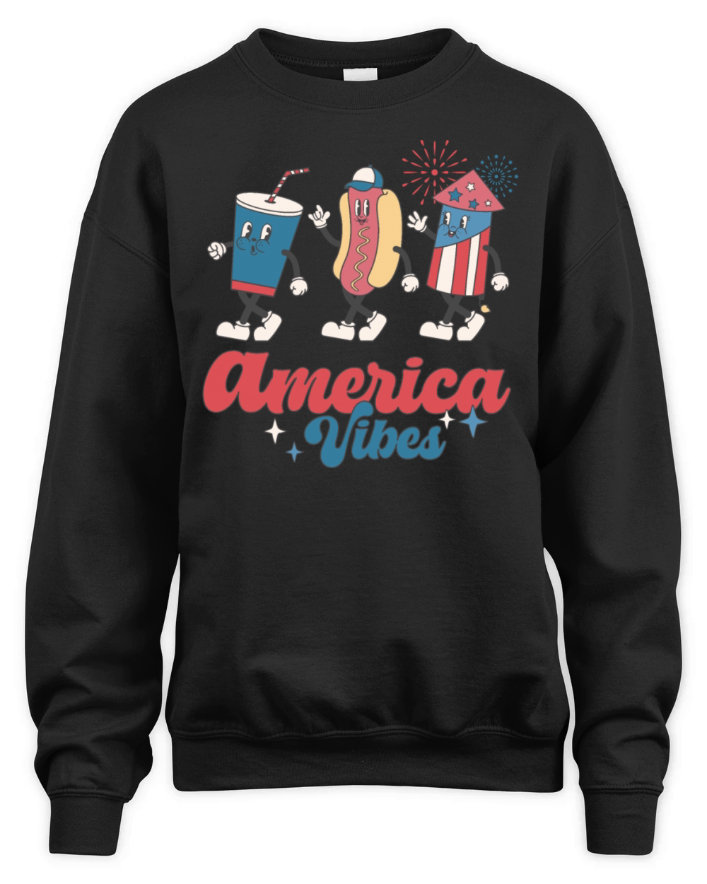 America Vibes Unisex Premium Crewneck Sweatshirt