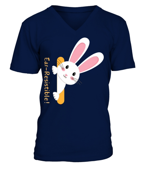 Bunny with Big Ears V-Neck T-shirt