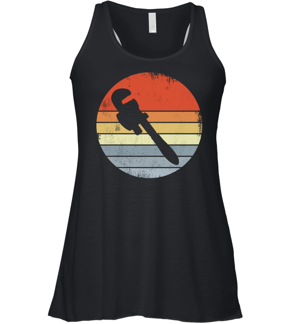 Pipe Wrench Vintage Look Women's Flowy Tank Top
