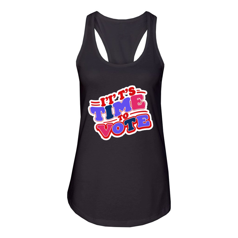 It s Time to Vote Women's Racerback Tank