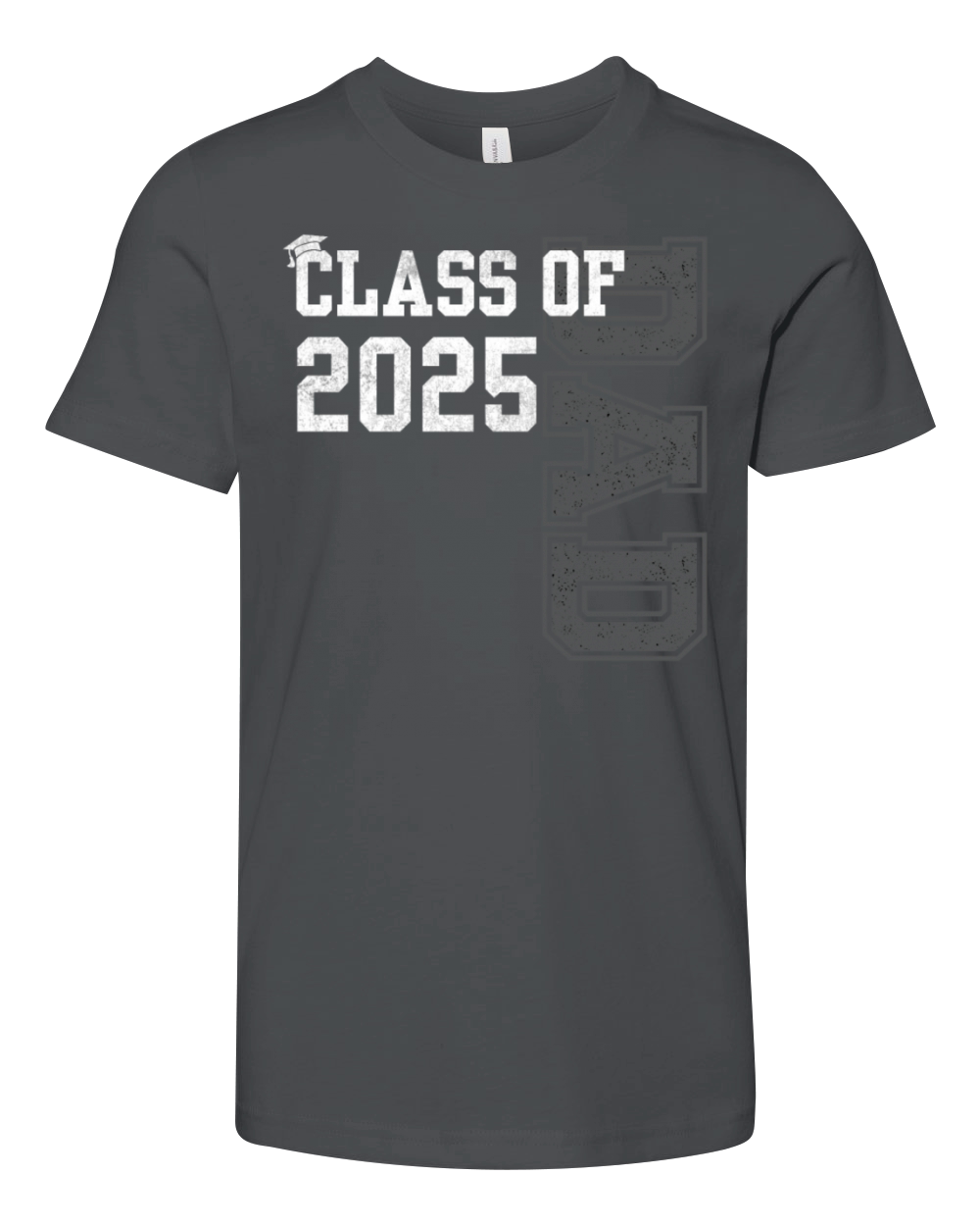 Senior Dad 2025 Proud Dad Of Class Of 2025 Senior Youth Unisex Jersey Tee