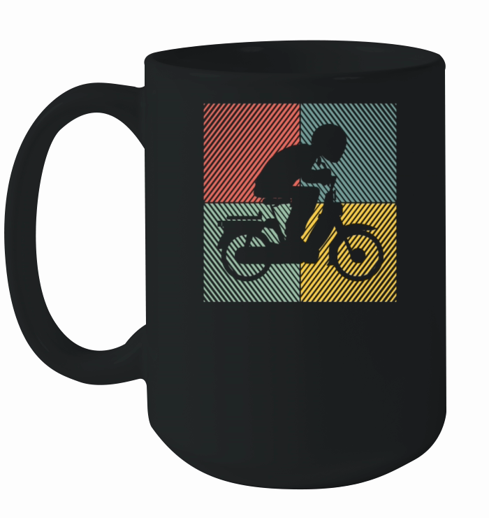 Moped Bike Mofas Moped Motorcycle Vintage Moped Ceramic Mug
