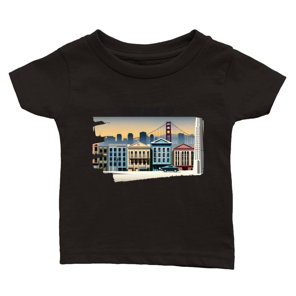 Vintage SAN FRANCISCO Classic Baby Crewneck T-shirt