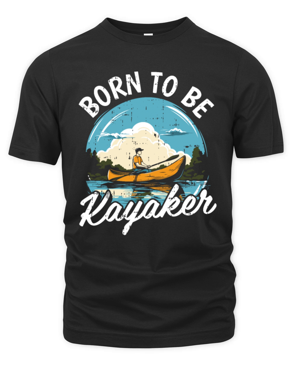 Born to Be a Kayaker Organic Unisex T-shirt