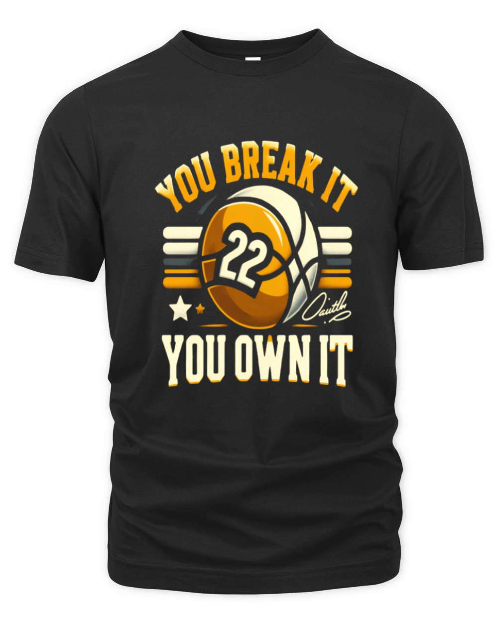 Caitlin Clark 22 you break it you own it Organic Unisex T-shirt